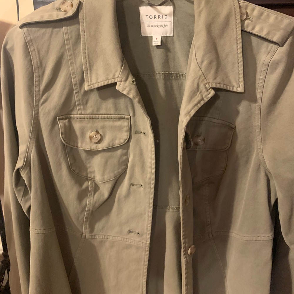 Casual fall light jacket / 1X Torrid